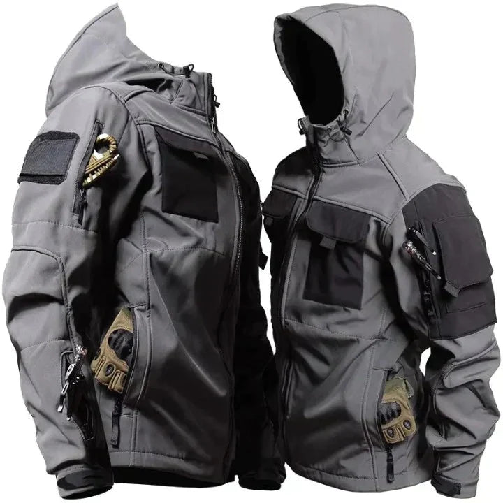 Frederik | Herren Tactical Jacke mit Kapuze