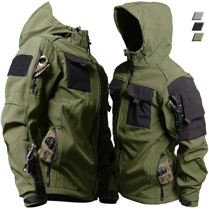 Frederik | Herren Tactical Jacke mit Kapuze