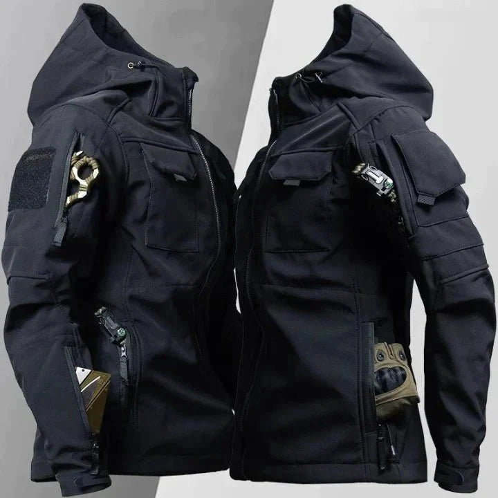 Frederik | Herren Tactical Jacke mit Kapuze