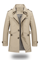 Jens | Gabardina de hombre con cuello con solapas