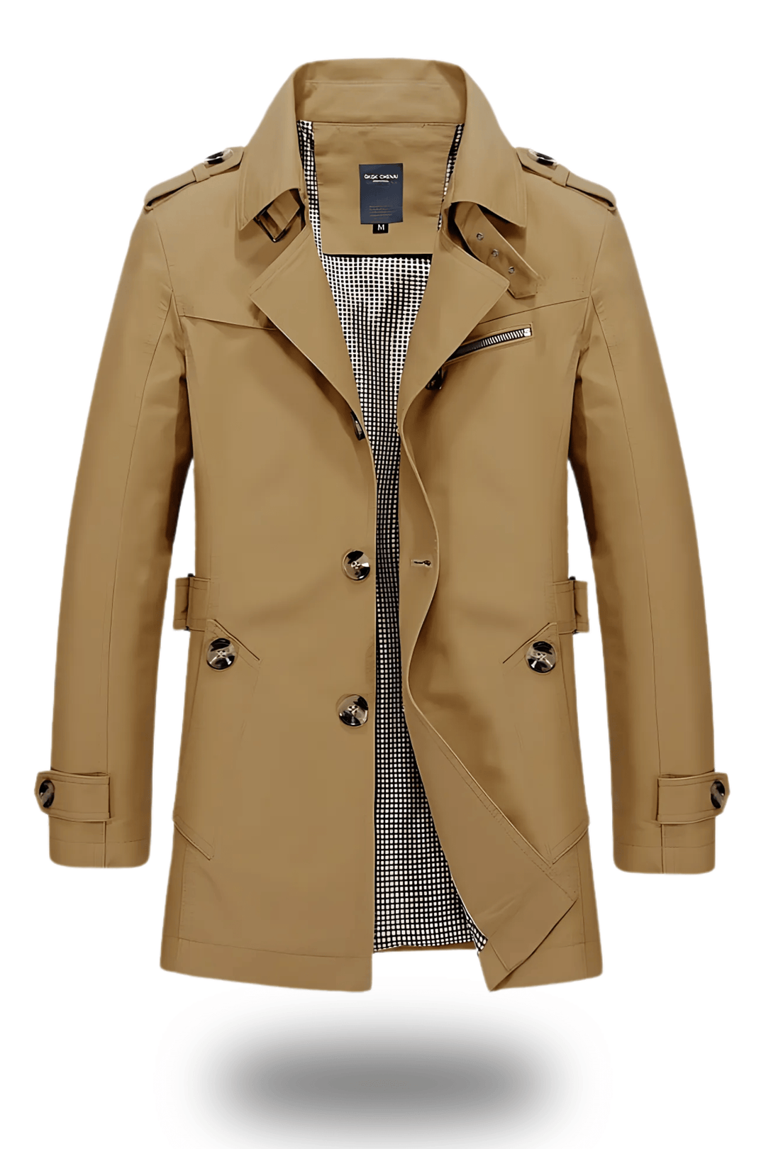 Jens | Herren Trenchcoat mit Umlegekragen