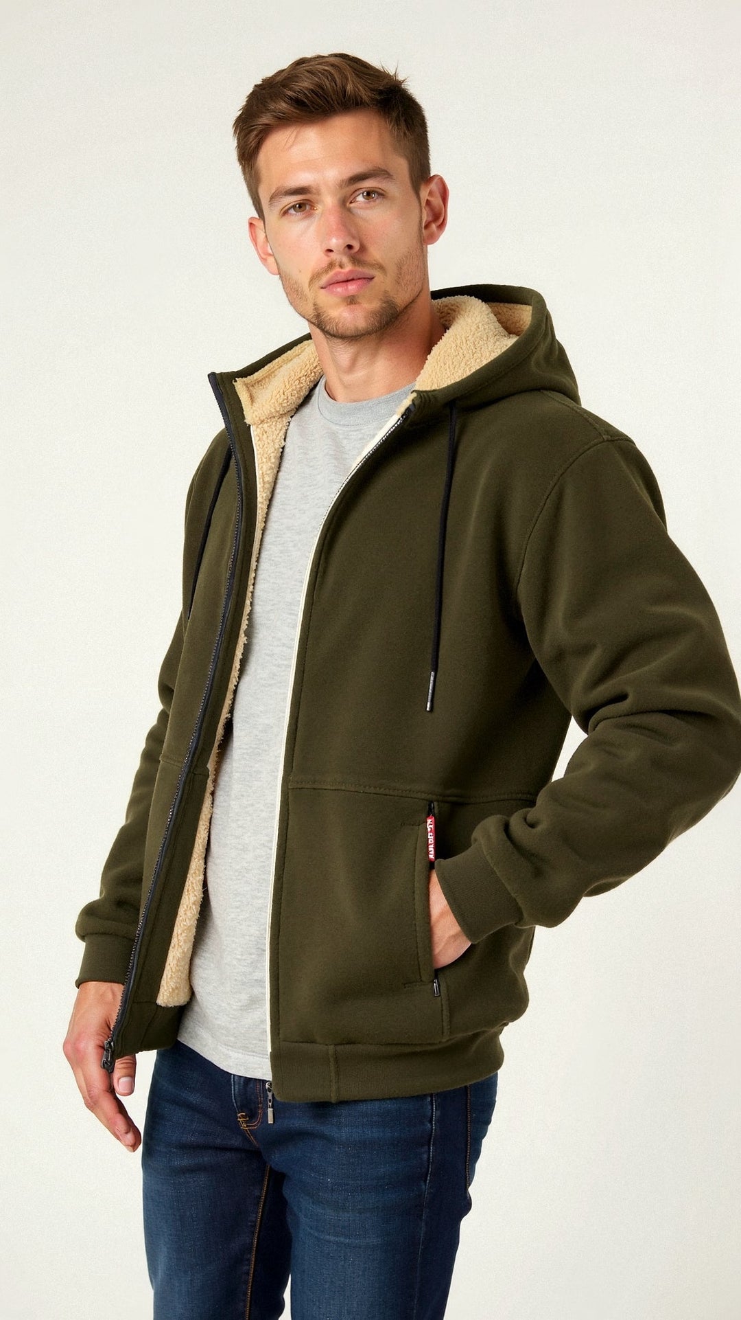 Kristoffer | Herren Hoodie mit warmer Fütterung