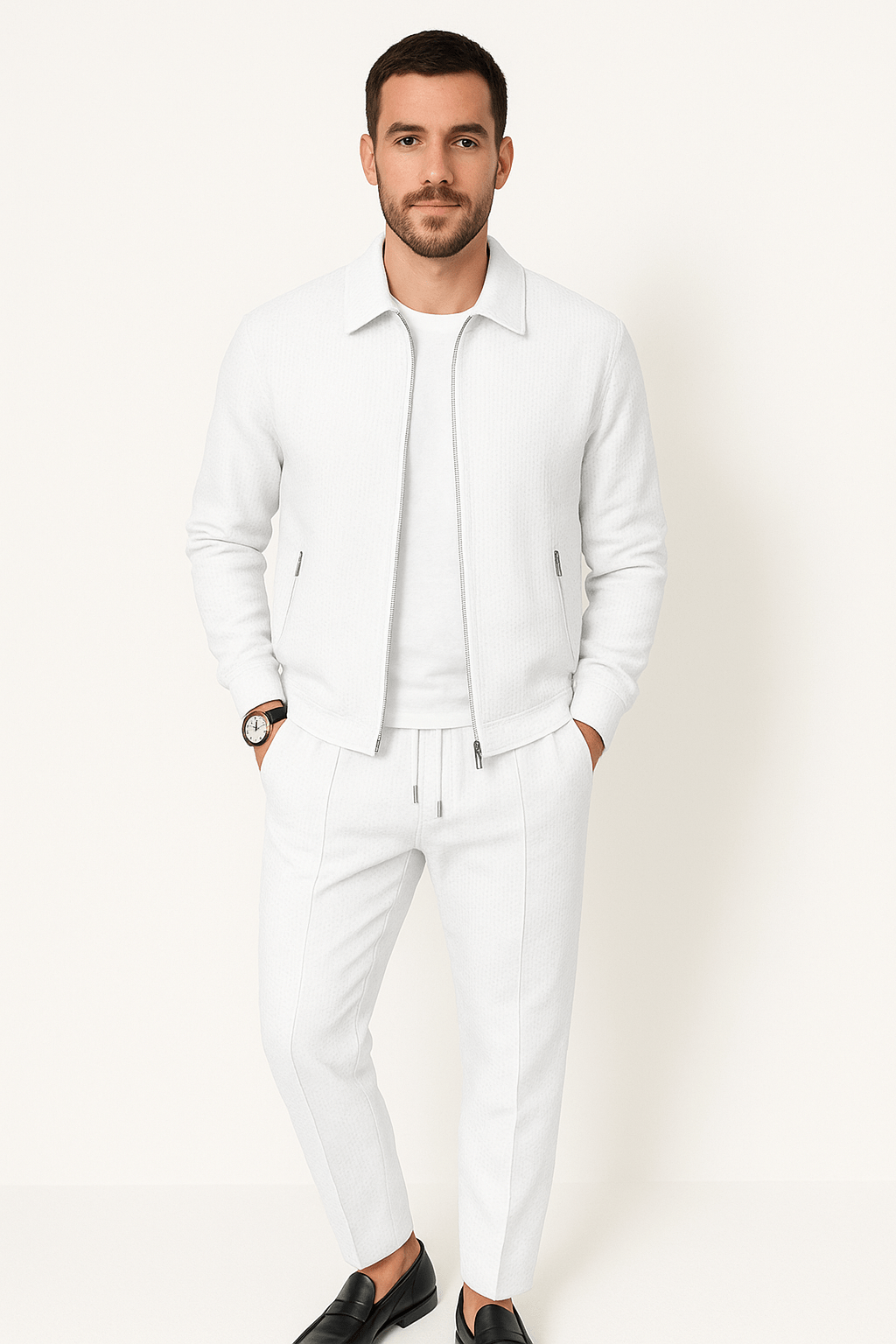 Martin | Herren Waffelstrick Set