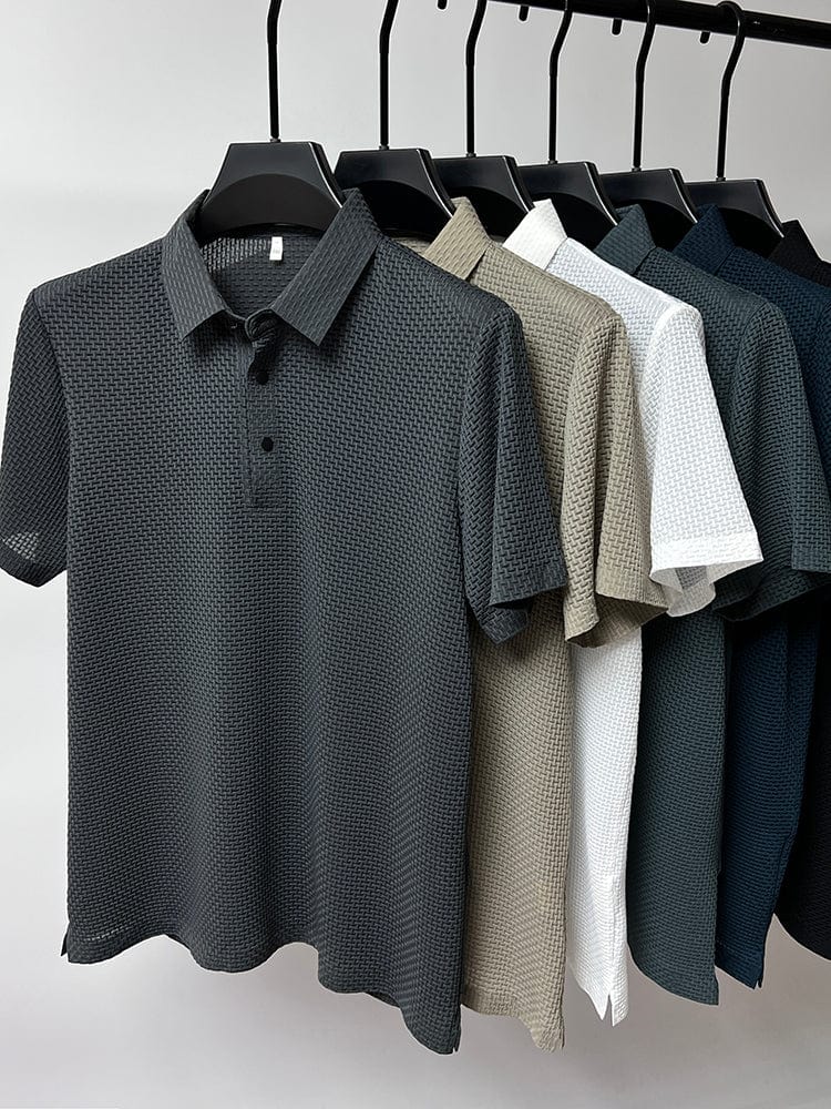 Morten | Herren Polo Shirt mit Struktur