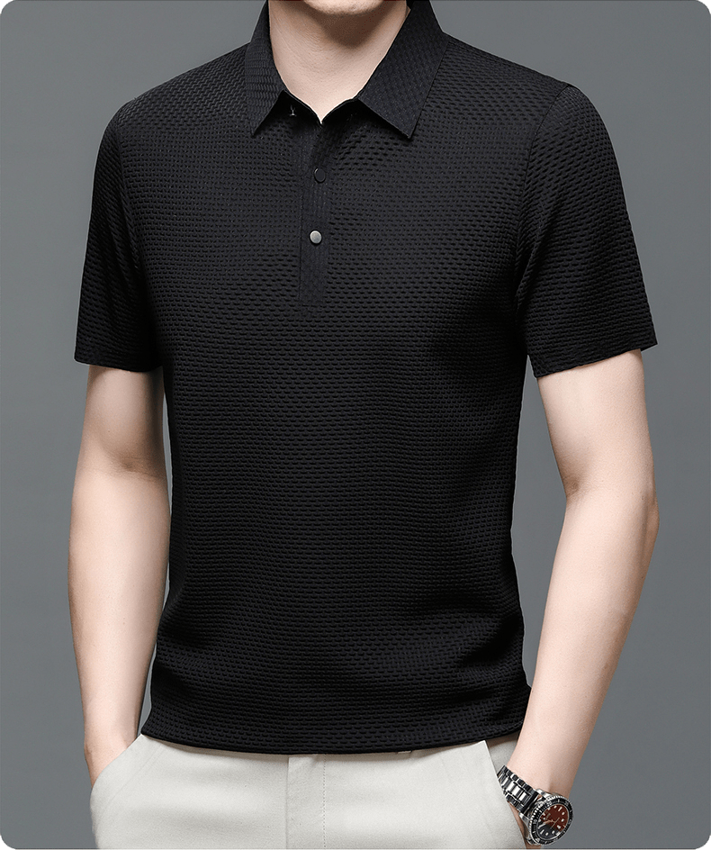Morten | Herren Polo Shirt mit Struktur