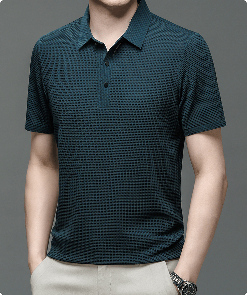 Morten | Herren Polo Shirt mit Struktur