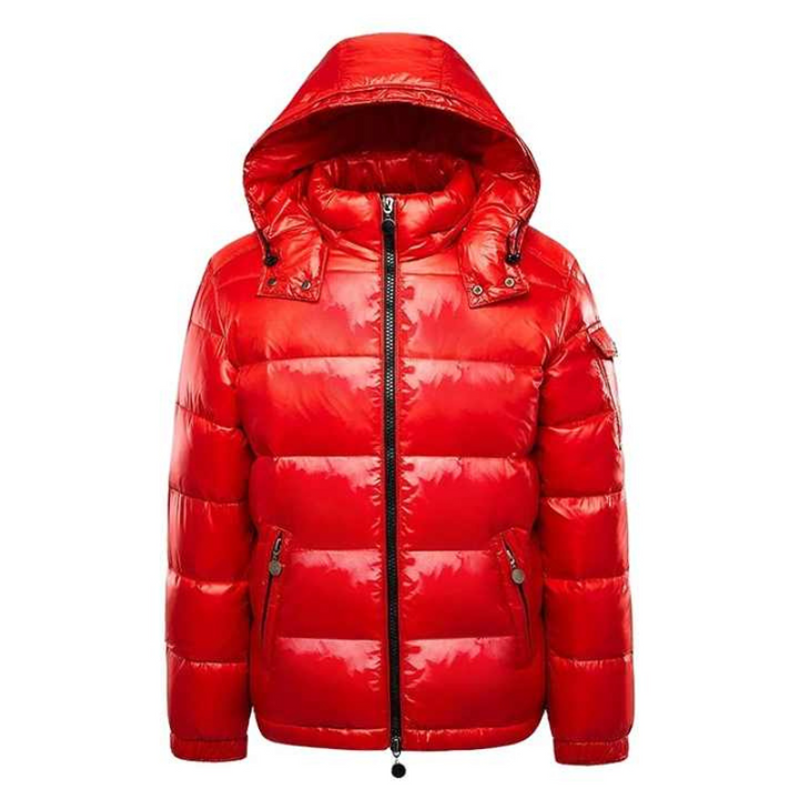 Bred | Herren Pufferjacke mit glänzender Optik