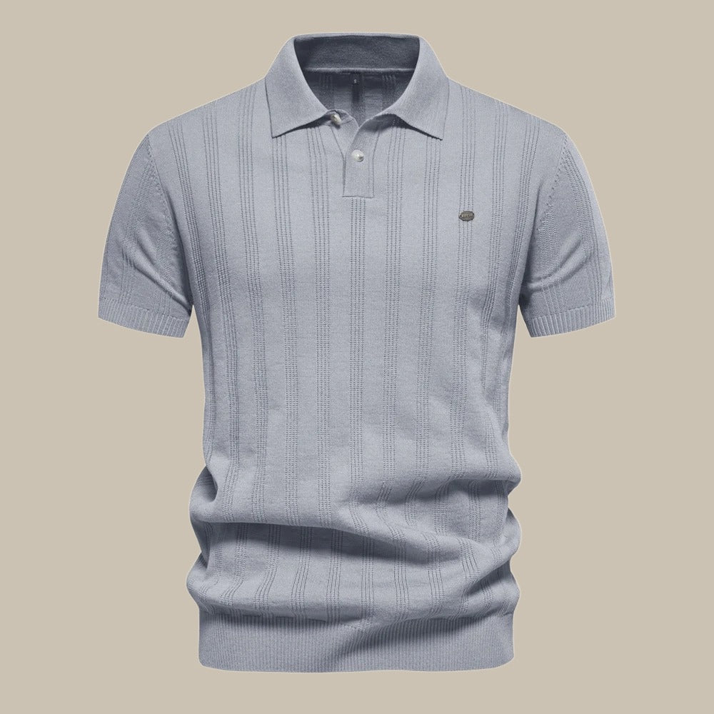 Peutrey | Herren Woll Polo mit kurzem Arm