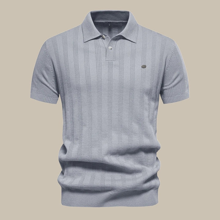 Peutrey | Herren Woll Polo mit kurzem Arm