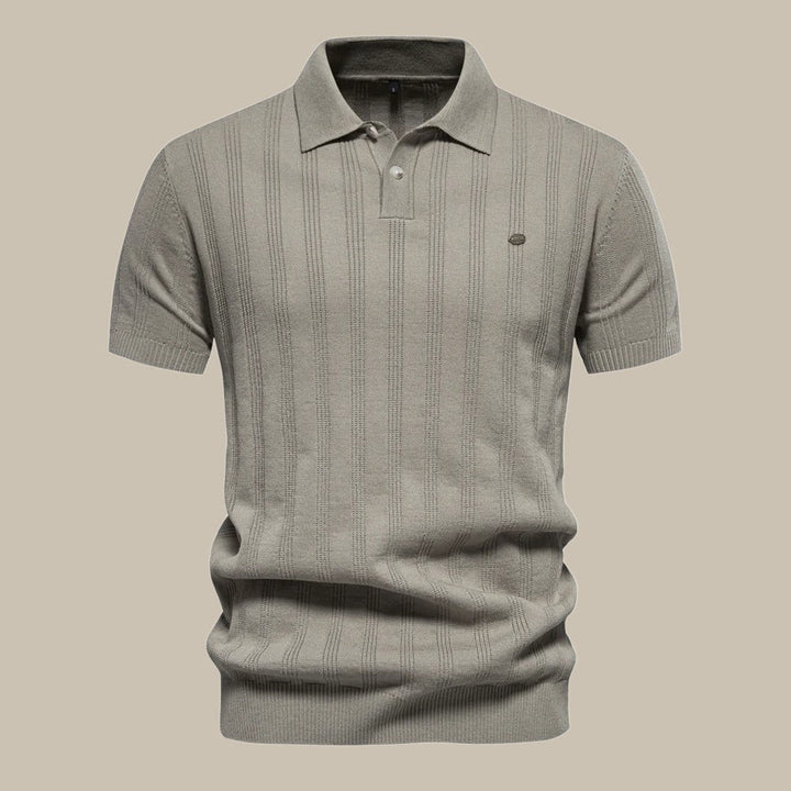 Peutrey | Herren Woll Polo mit kurzem Arm