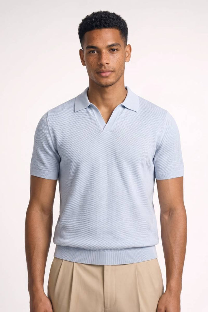 Henrik | Herren Poloshirt mit Struktur