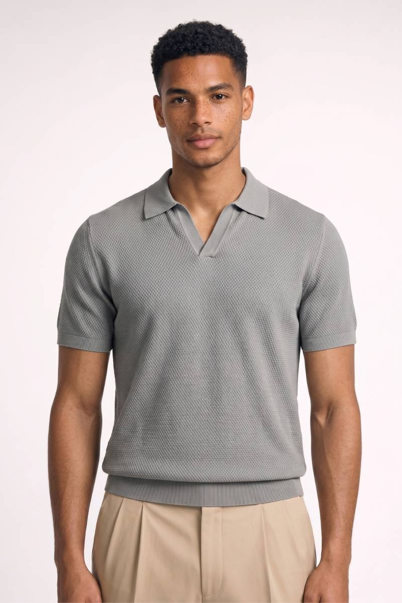 Henrik | Herren Poloshirt mit Struktur