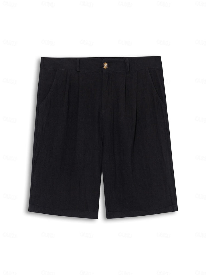 Finn | Plissee Shorts mit Umschlag