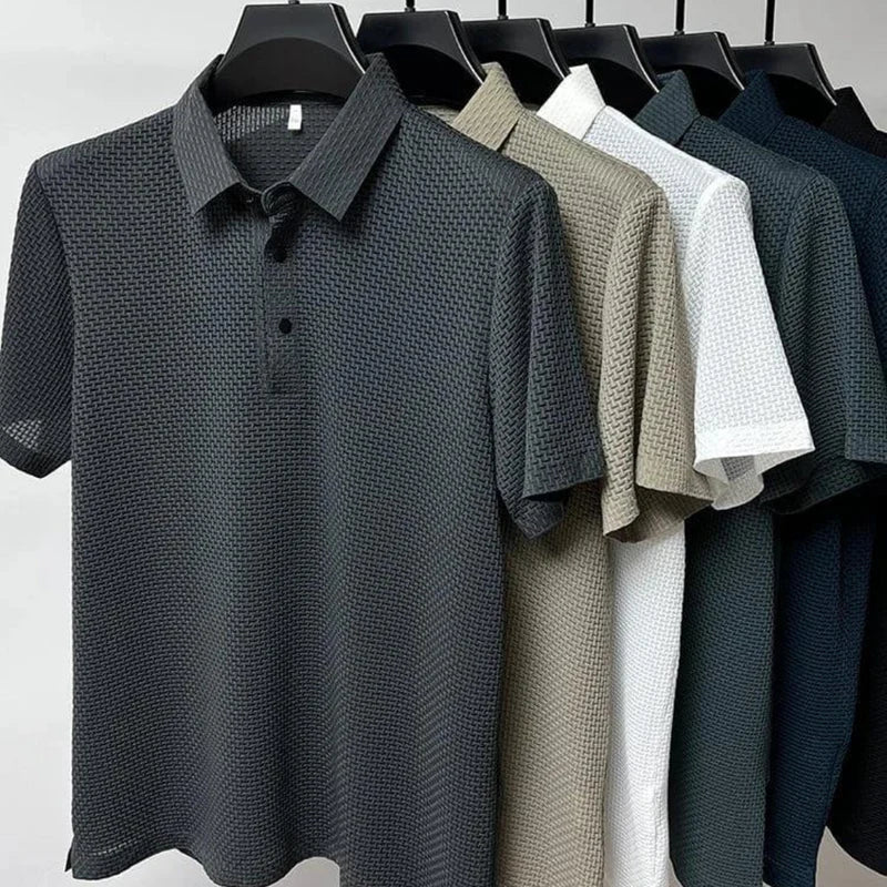 Quentin | Herren Polo Shirt mit Struktur