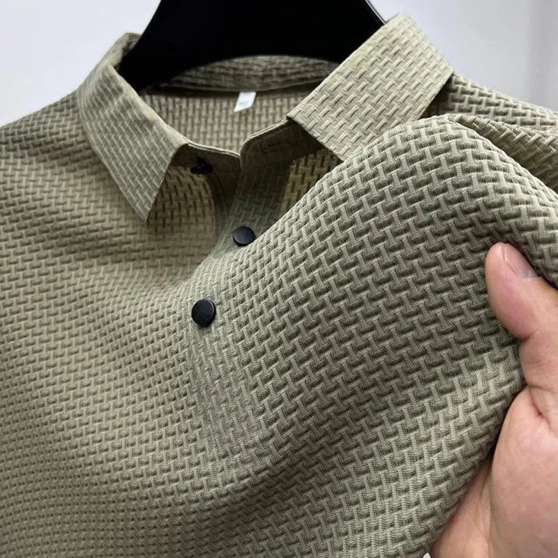 Quentin | Herren Polo Shirt mit Struktur