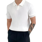 Camiseta de seda con paneles de malla – Transpirable y elegante