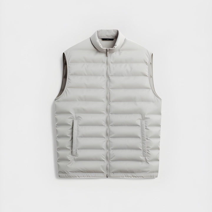 Lukas | Men's Down Vest with Stand-Up Collar