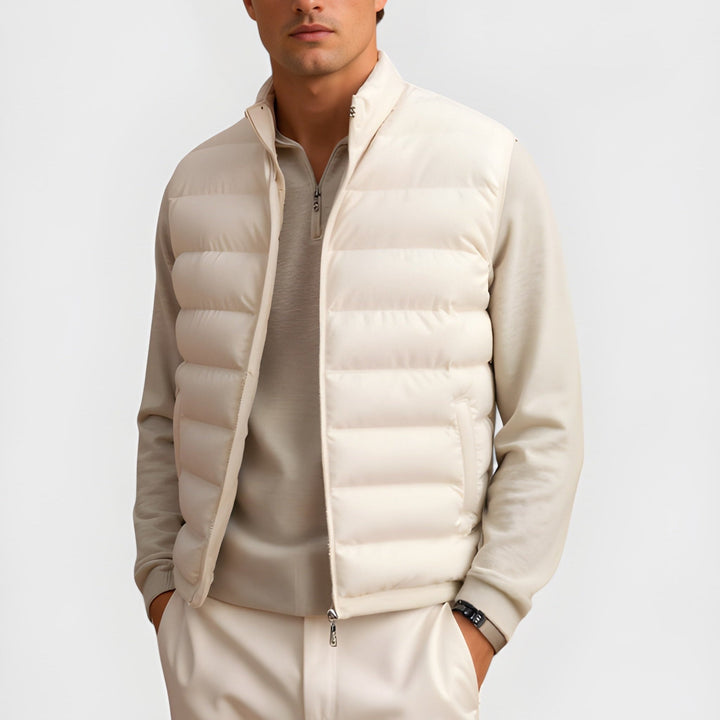 Lukas | Men's Down Vest with Stand-Up Collar