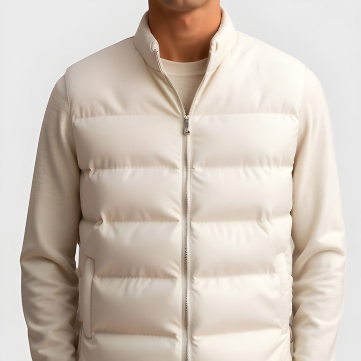 Lukas | Men's Down Vest with Stand-Up Collar