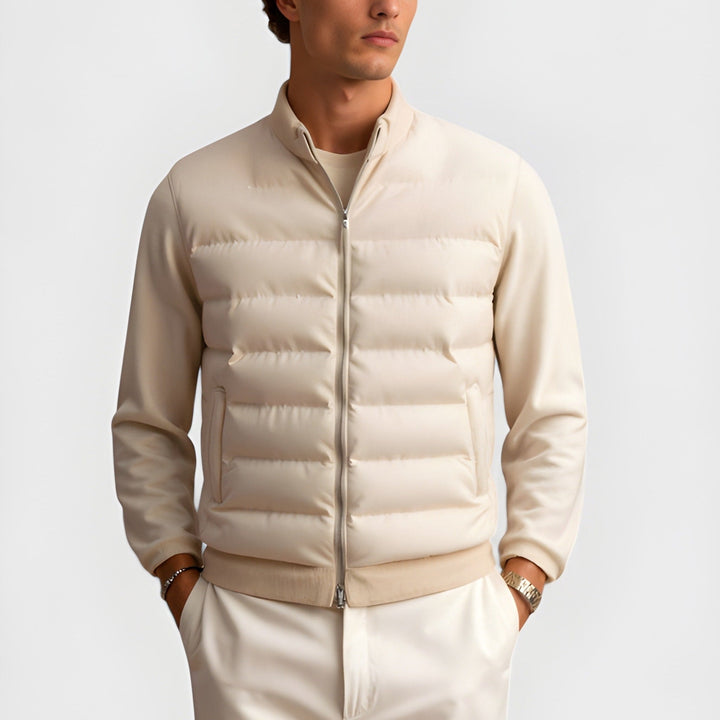 Lukas | Men's Down Vest with Stand-Up Collar