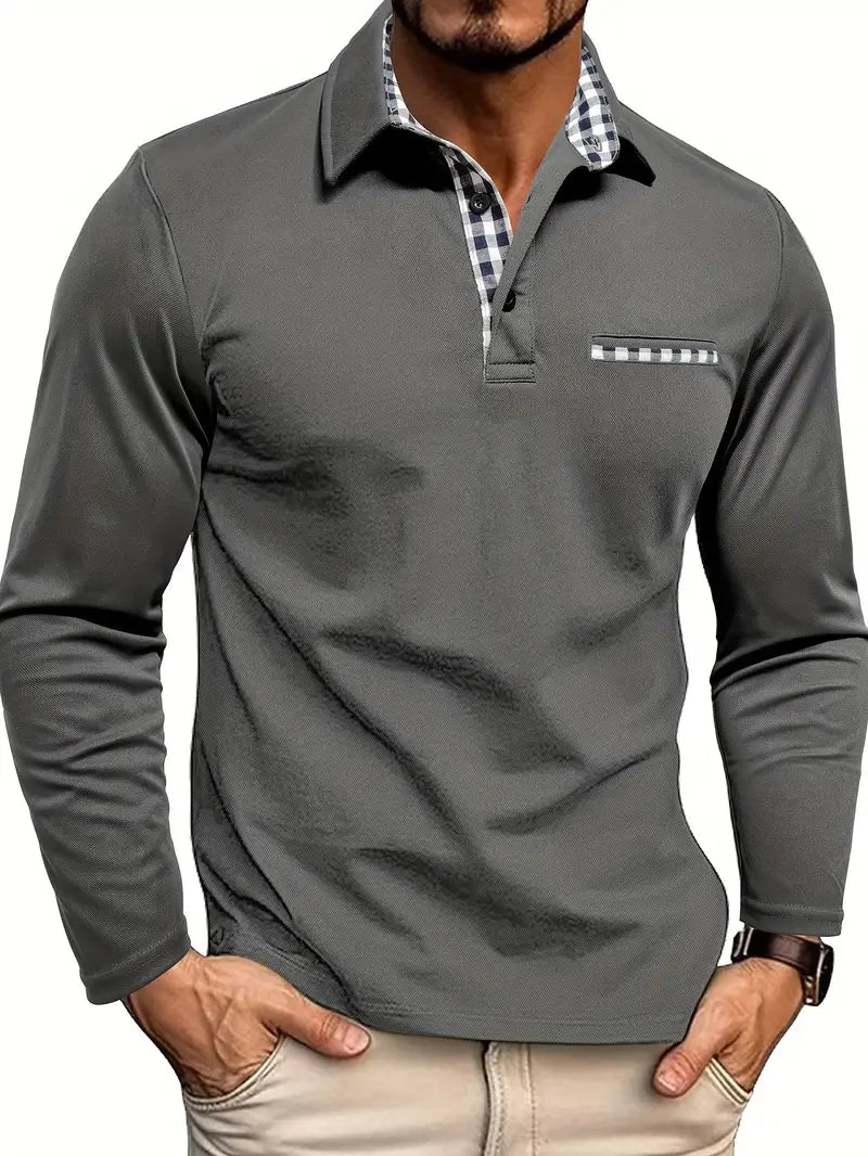 Stefan | Herren Polo mit langem Arm