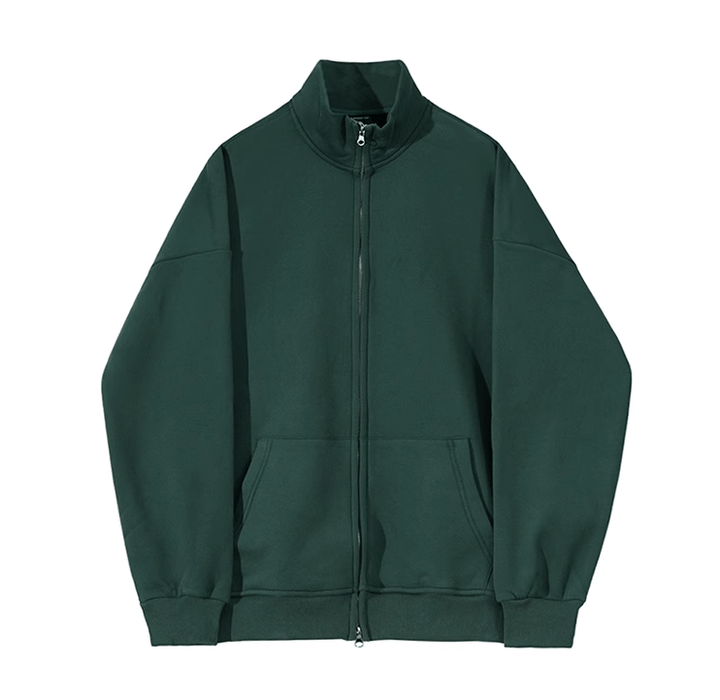 SwissFellas Herren Strickjacke mit durchgehendem Reissverschluss