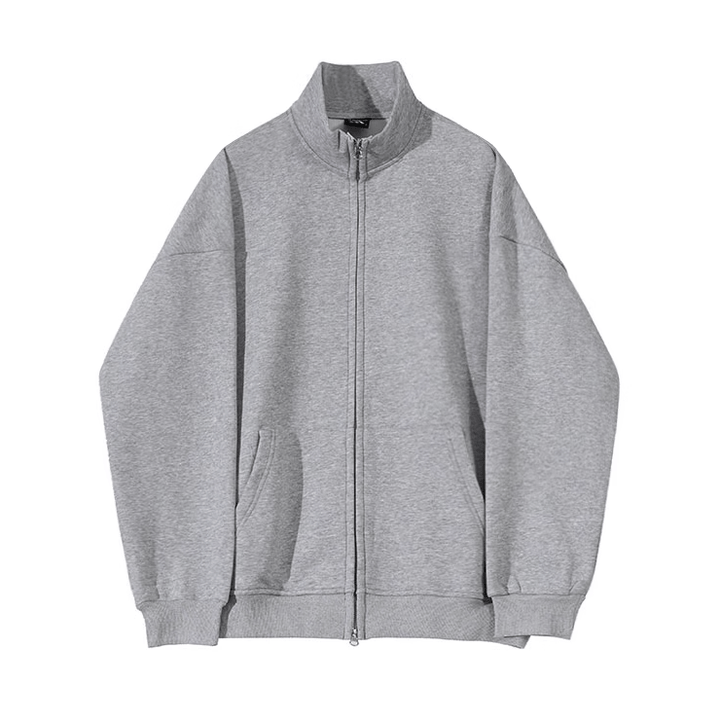 SwissFellas Herren Strickjacke mit durchgehendem Reissverschluss