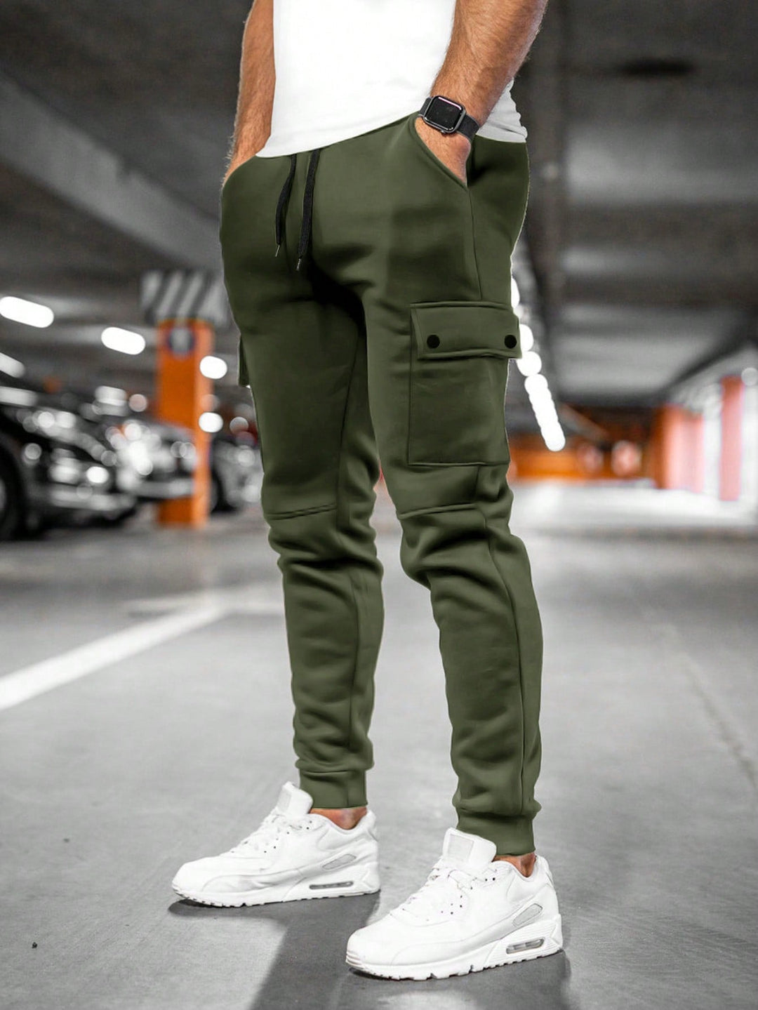 Tom | Herren Jogginghose mit Cargo-Tasche