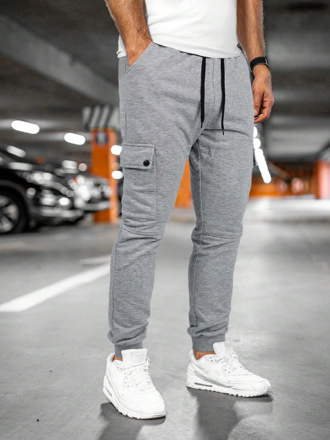 Tom | Herren Jogginghose mit Cargo-Tasche