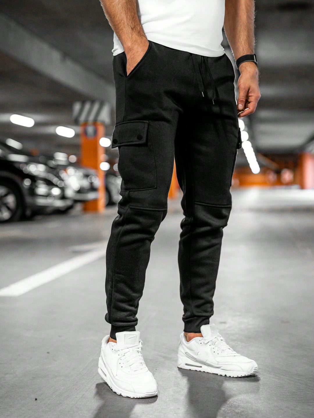 Tom | Herren Jogginghose mit Cargo-Tasche