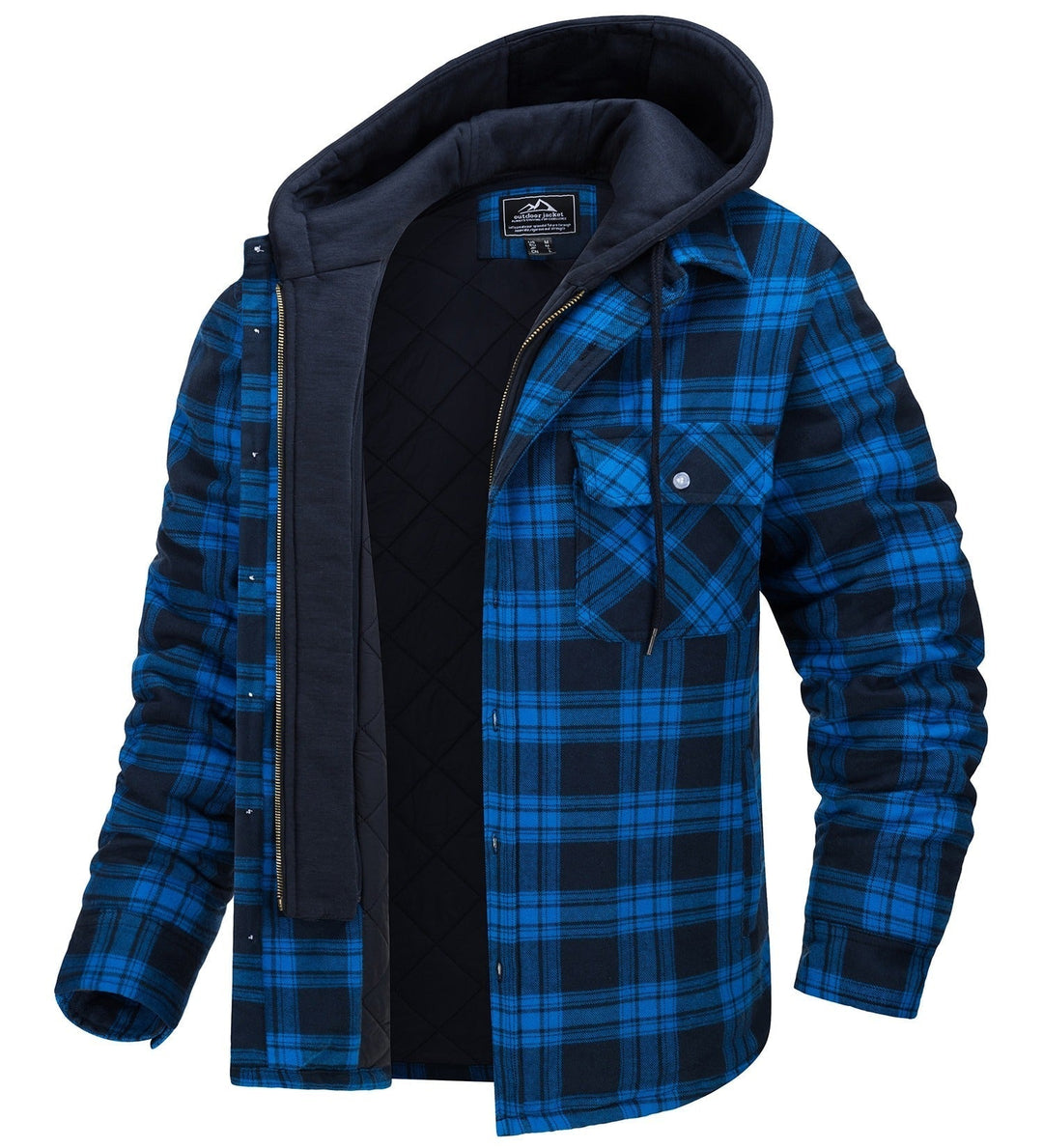 Tommy | Herren Karo Jacke mit Kapuze