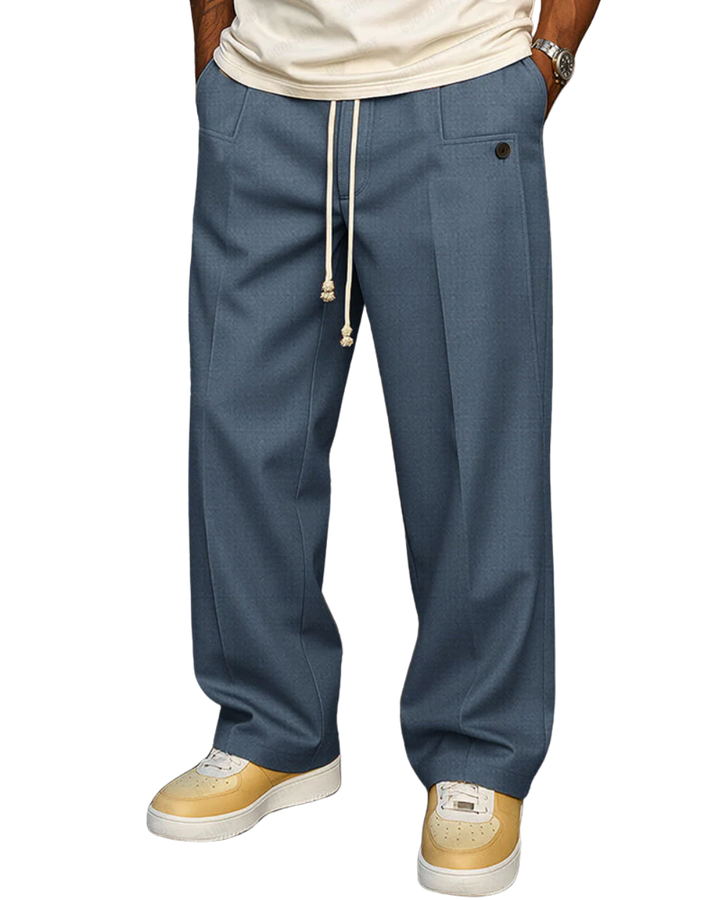 Herrenhose mit taillierter Passform in Khaki