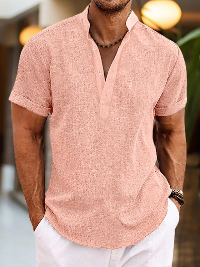 Theo | Poloshirt mit V-Ausschnitt