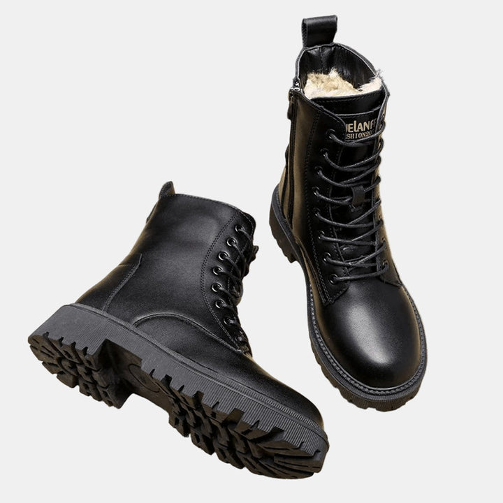 Winter-Veterboots für Damen mit Faux-Fur-Futter