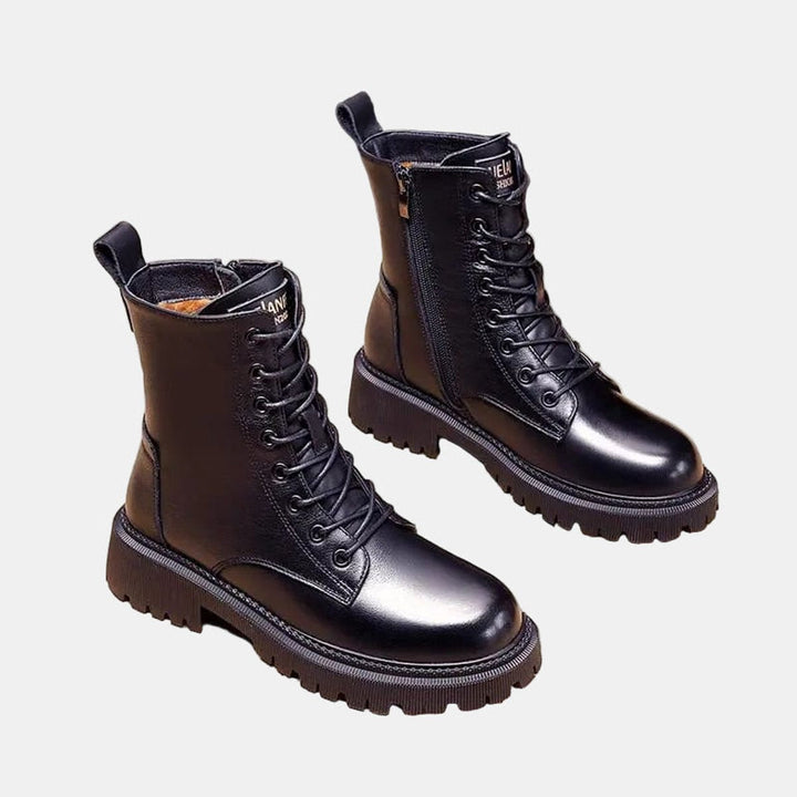 Winter-Veterboots für Damen mit Faux-Fur-Futter